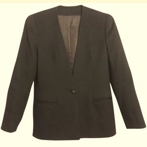 Cashmere-Soft Open Neck Ann Taylor Jacket